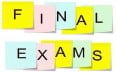Finals Schedule S1